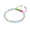 Arc-en-ciel blanc | Bracelet Oeuf Océan Verre Sirène